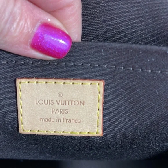 Louis Vuitton Amarante Vernis Patent Rosewood Shoulder Bag Satchel Burgundy - Picture 11 of 12